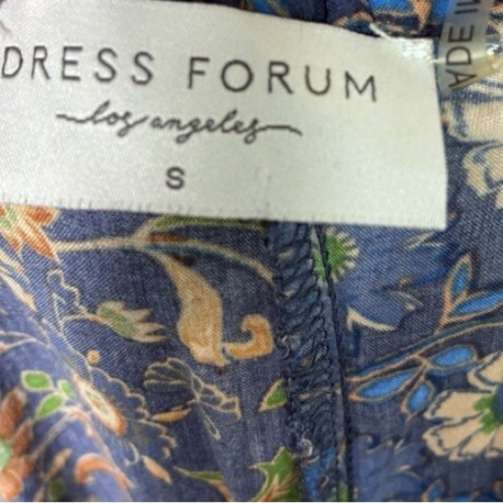 Urban Outfitters Dress Forum Paisley Bohemian Maxi Dress Sz S - Picture 9 of 10
